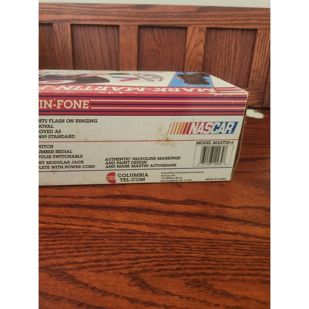 Vintage Mark Martin-Fone‎ Telephone NASCAR Columbia Tel-Com Novelty Phone